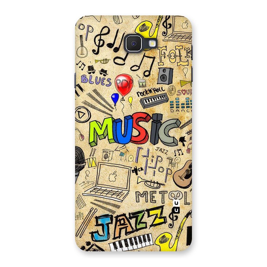 Music Pattern Back Case for Samsung Galaxy J7 Prime