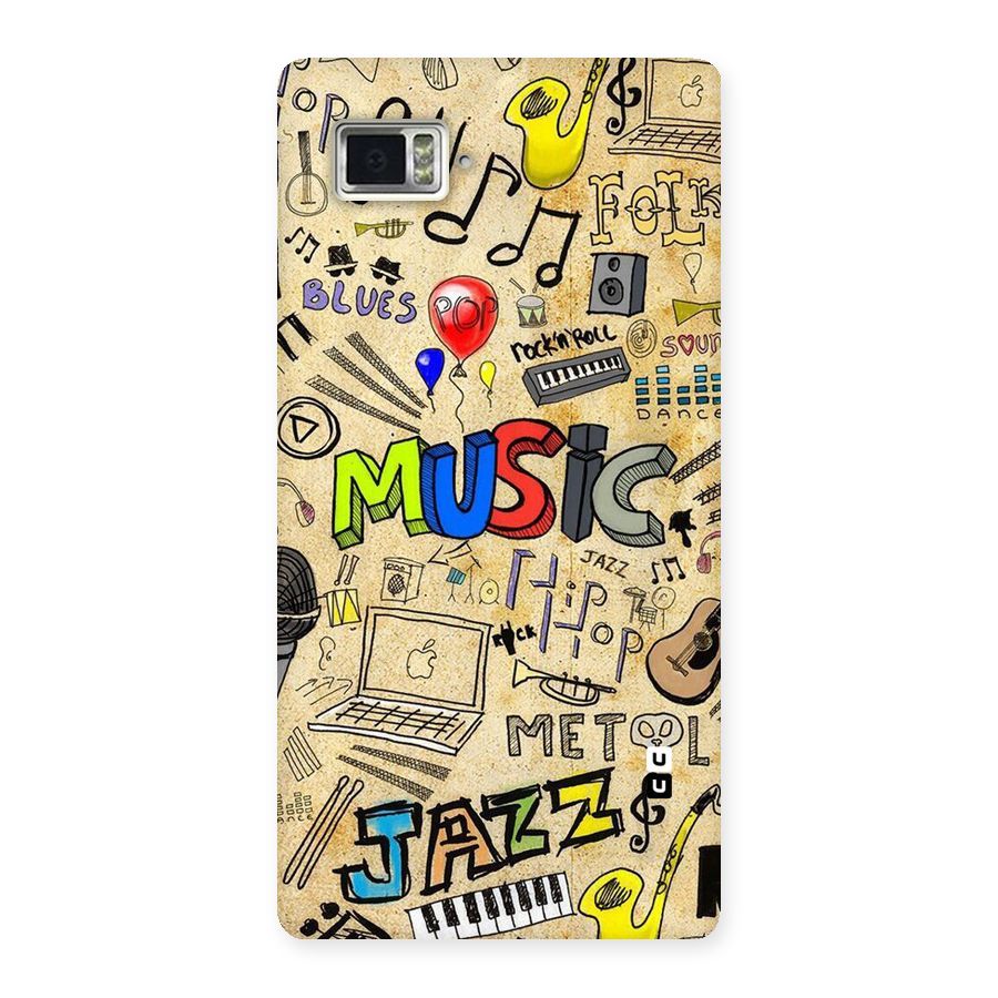 Music Pattern Back Case for Vibe Z2 Pro K920