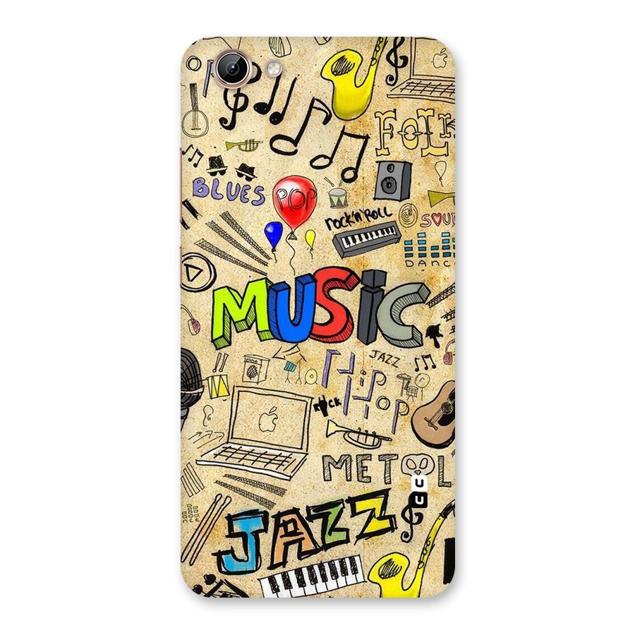 Music Pattern Back Case for Vivo Y71i