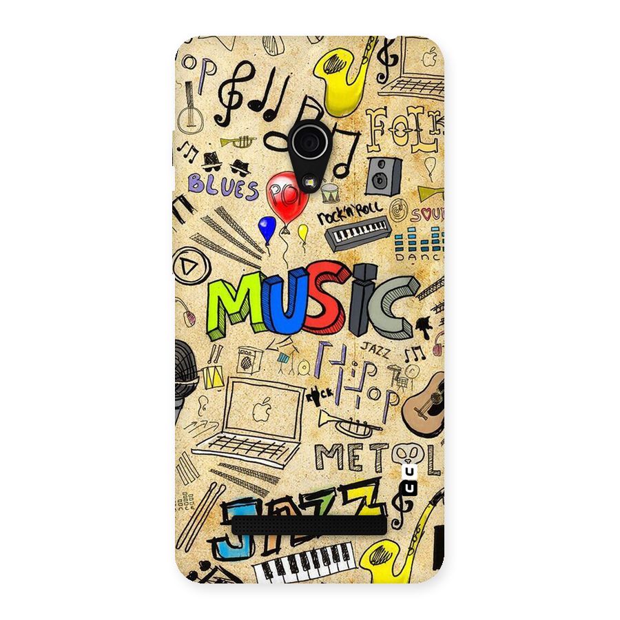 Music Pattern Back Case for Zenfone 5
