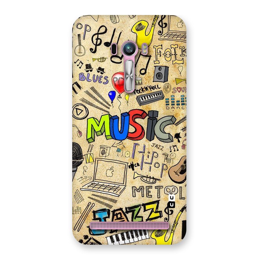 Music Pattern Back Case for Zenfone Selfie