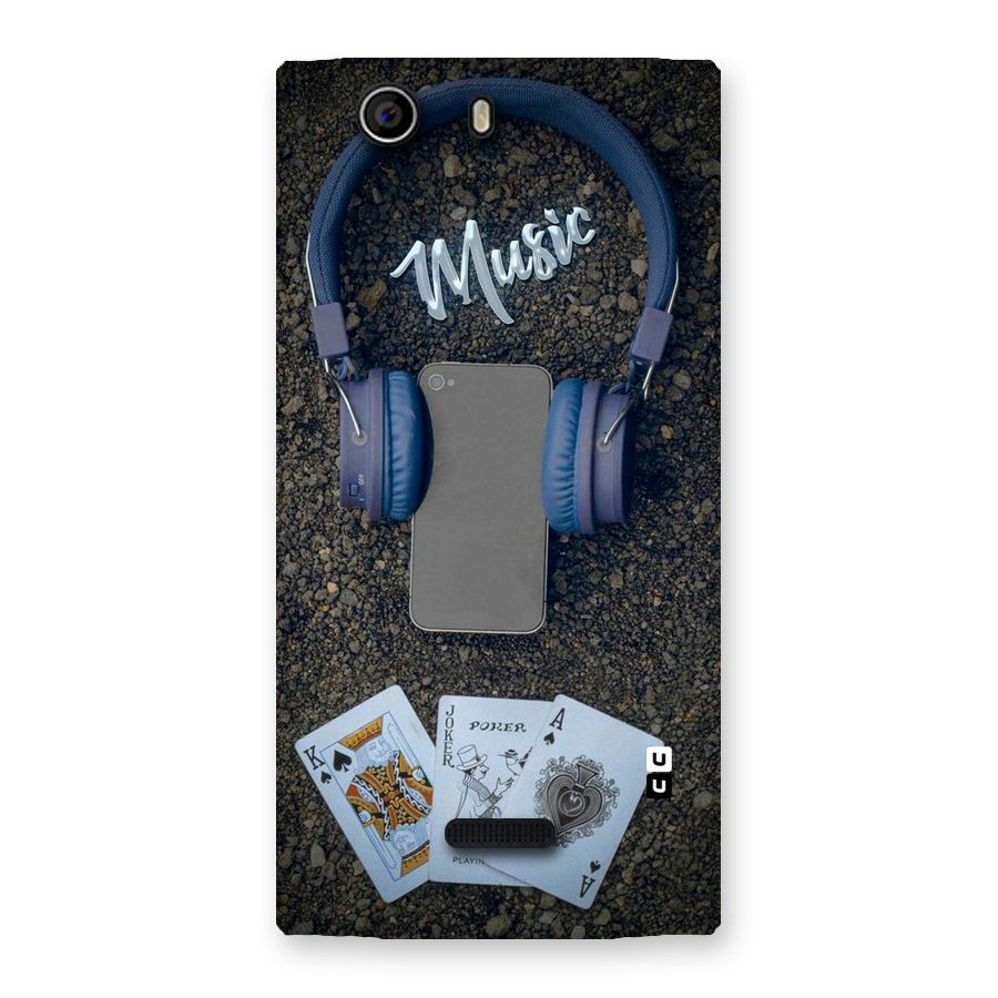 Music Power Cards Back Case for Canvas Nitro 2 E311