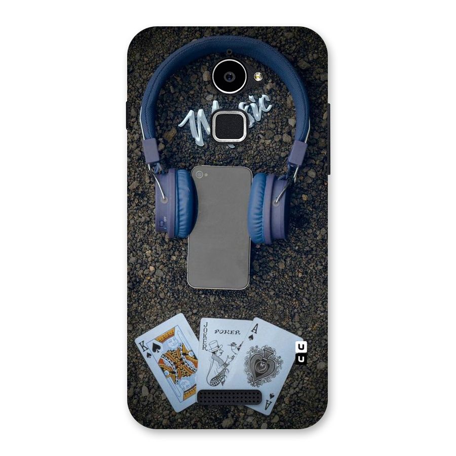 Music Power Cards Back Case for Coolpad Note 3 Lite