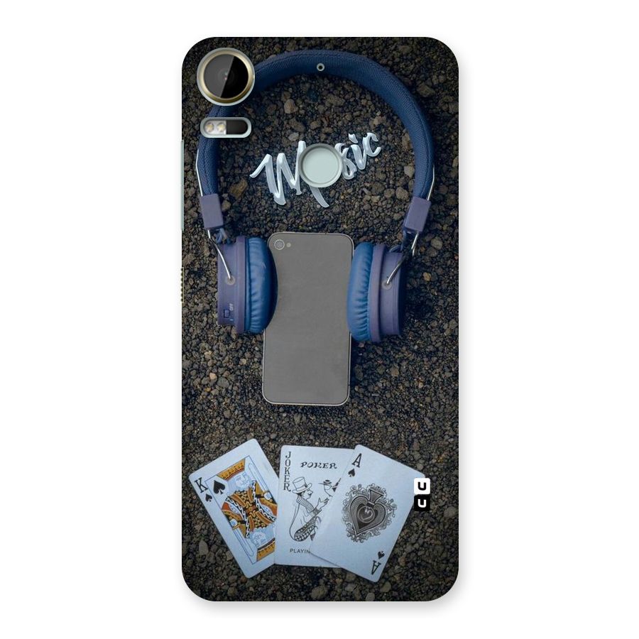 Music Power Cards Back Case for Desire 10 Pro