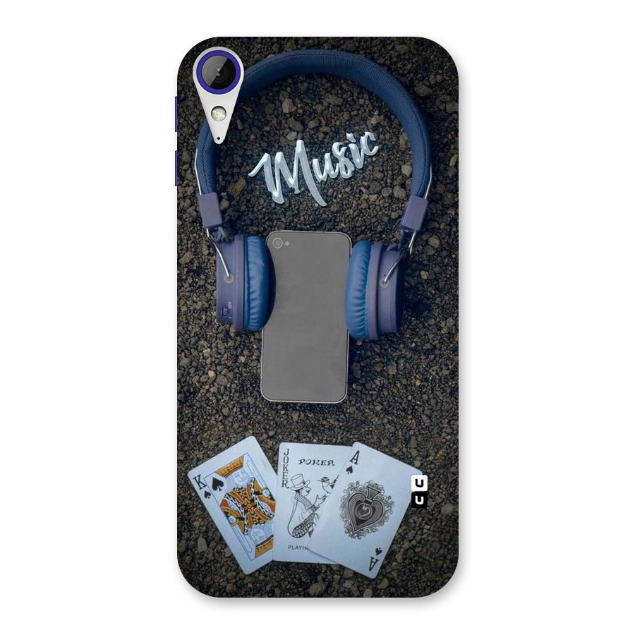Music Power Cards Back Case for Desire 830
