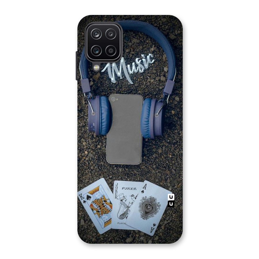 Music Power Cards Back Case for Galaxy A12