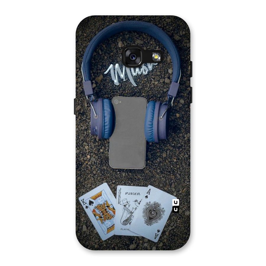 Music Power Cards Back Case for Galaxy A3 (2017)