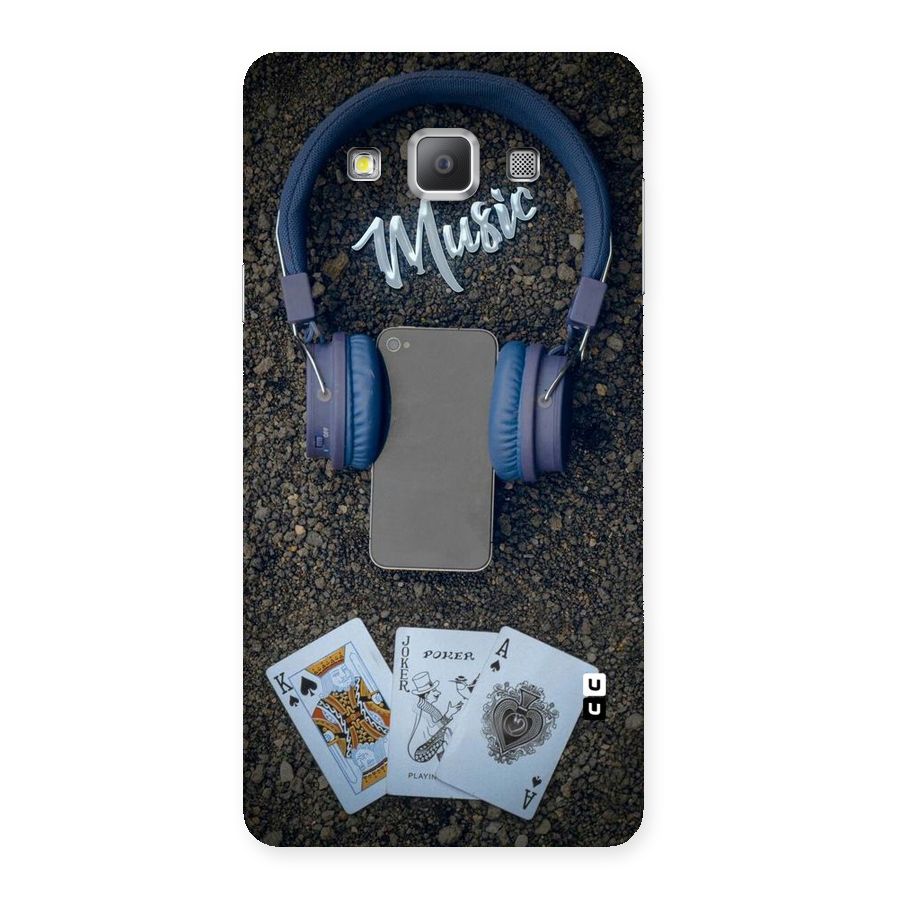 Music Power Cards Back Case for Galaxy A7