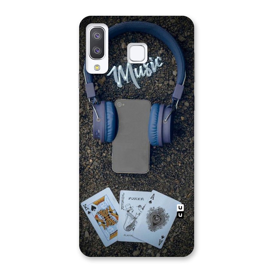 Music Power Cards Back Case for Galaxy A8 Star