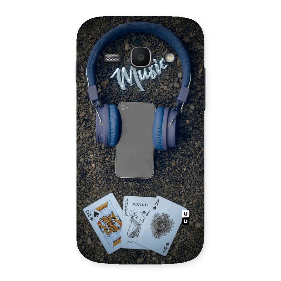 Music Power Cards Back Case for Galaxy Ace 3