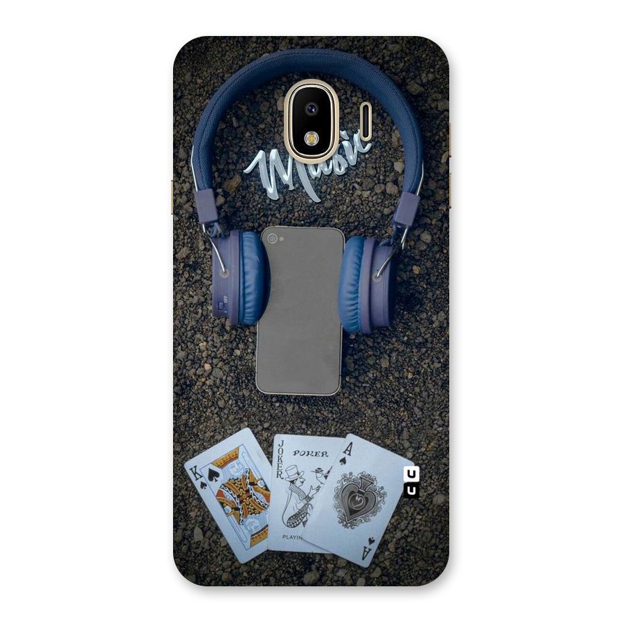 Music Power Cards Back Case for Galaxy J4