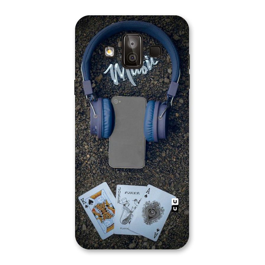 Music Power Cards Back Case for Galaxy J7 Duo
