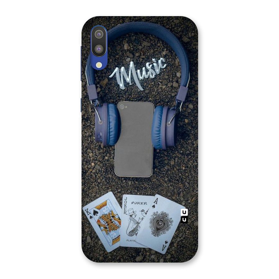 Music Power Cards Back Case for Galaxy M10