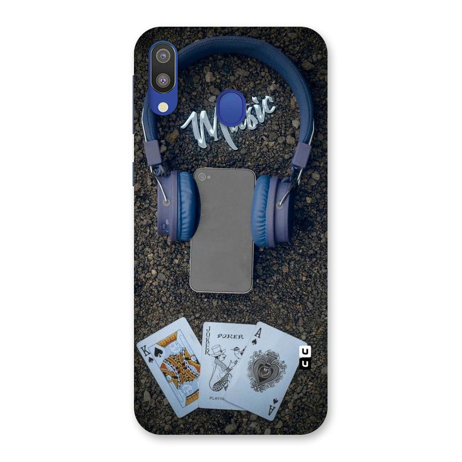 Music Power Cards Back Case for Galaxy M20