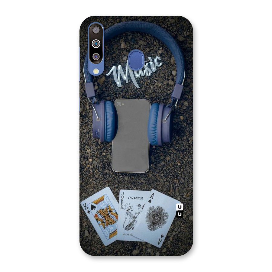 Music Power Cards Back Case for Galaxy M30