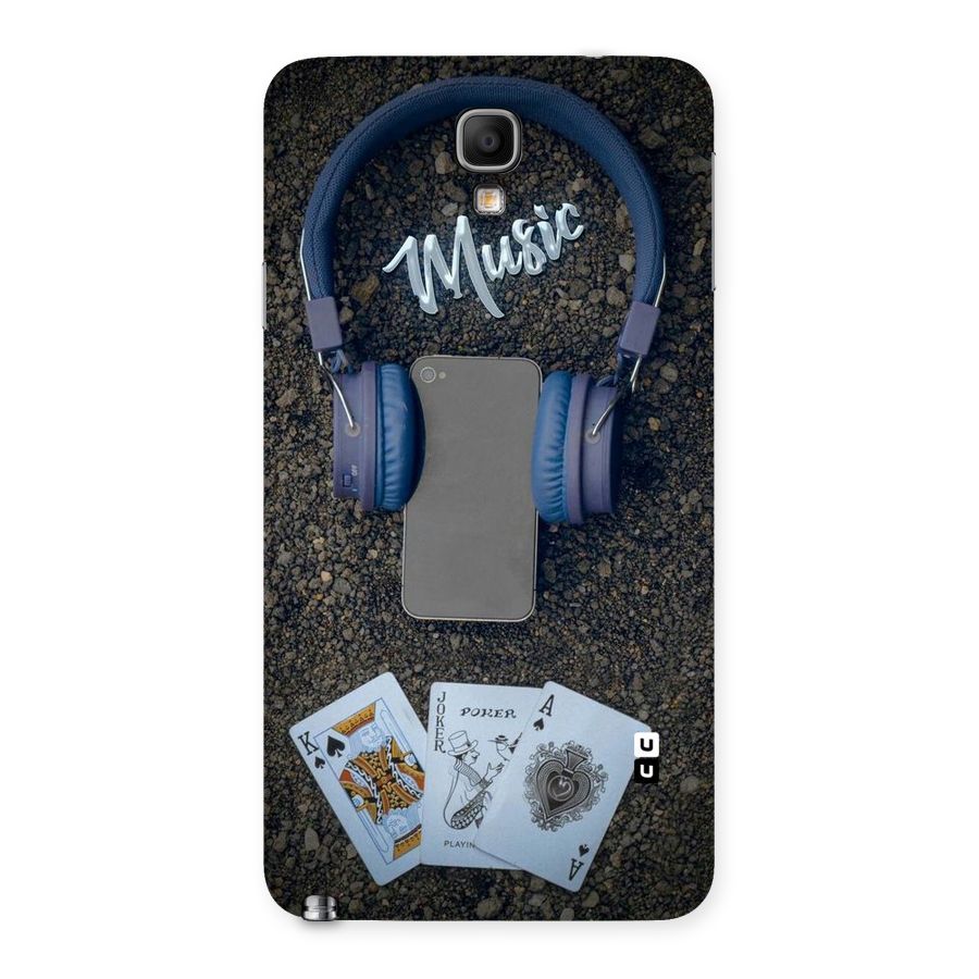 Music Power Cards Back Case for Galaxy Note 3 Neo