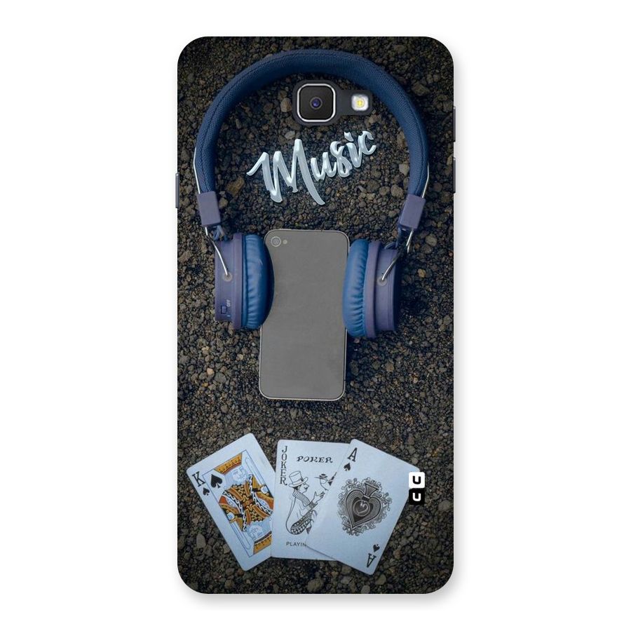 Music Power Cards Back Case for Galaxy On7 2016