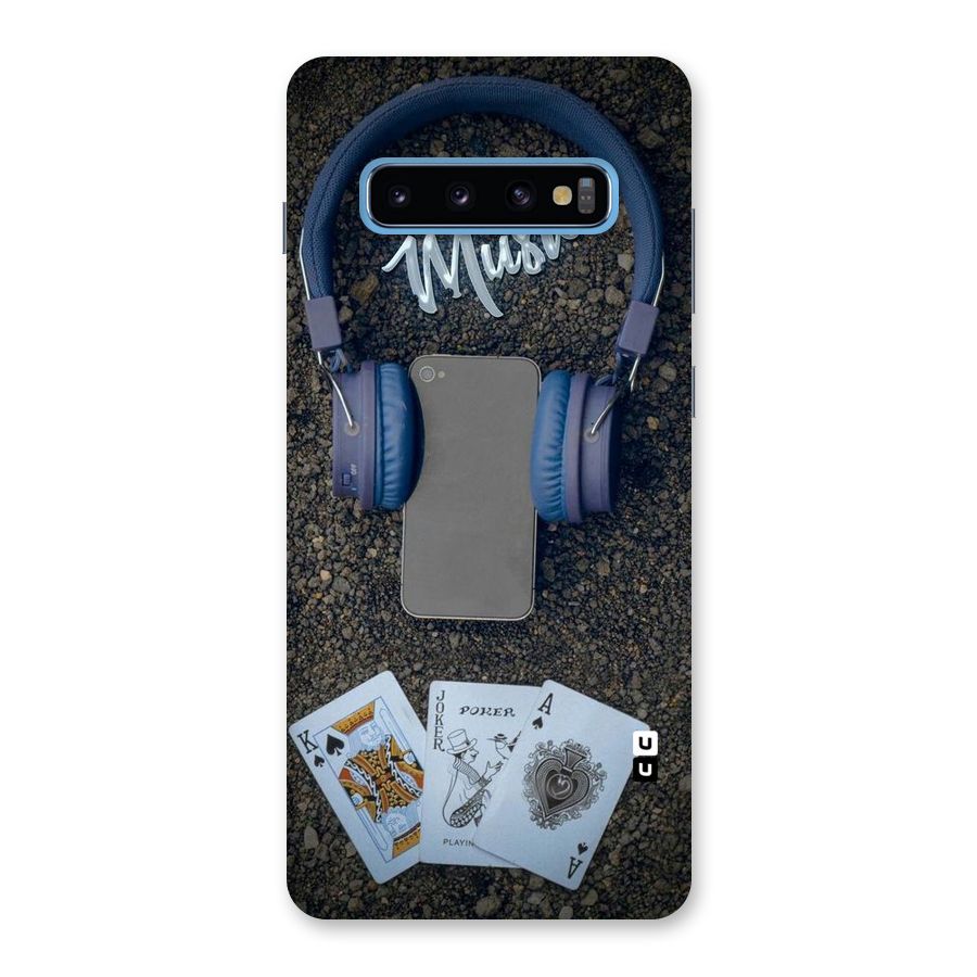 Music Power Cards Back Case for Galaxy S10 Plus