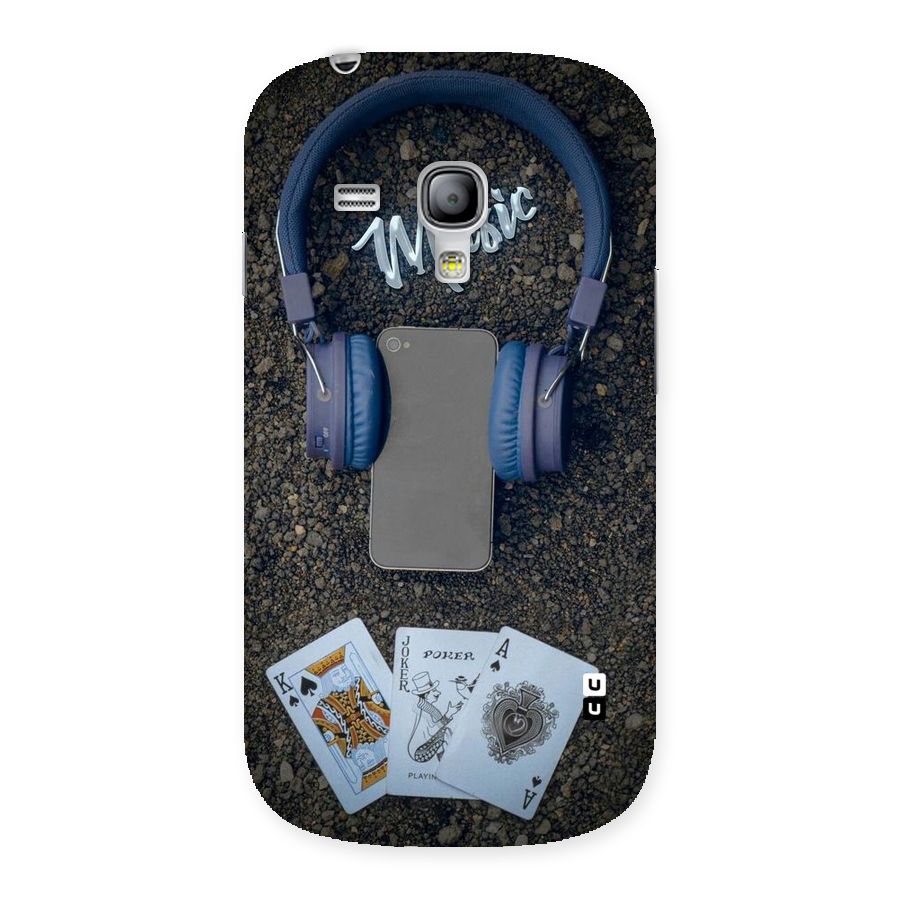 Music Power Cards Back Case for Galaxy S3 Mini