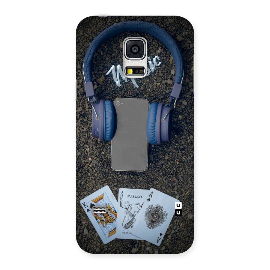 Music Power Cards Back Case for Galaxy S5 Mini
