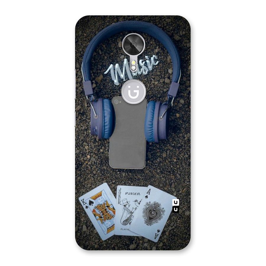 Music Power Cards Back Case for Gionee A1