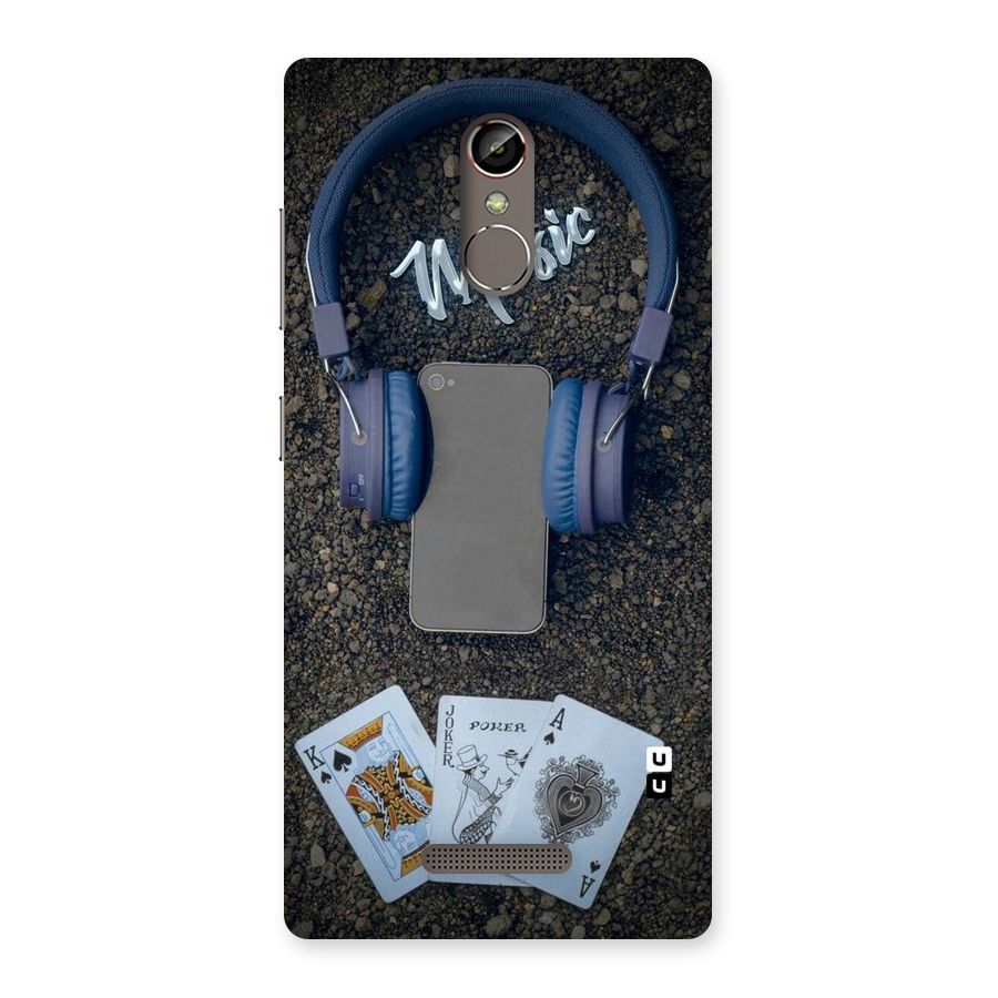 Music Power Cards Back Case for Gionee S6s