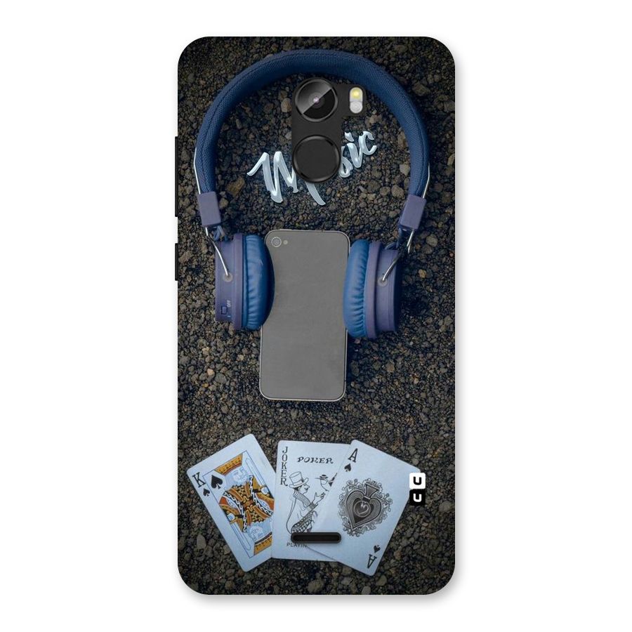 Music Power Cards Back Case for Gionee X1
