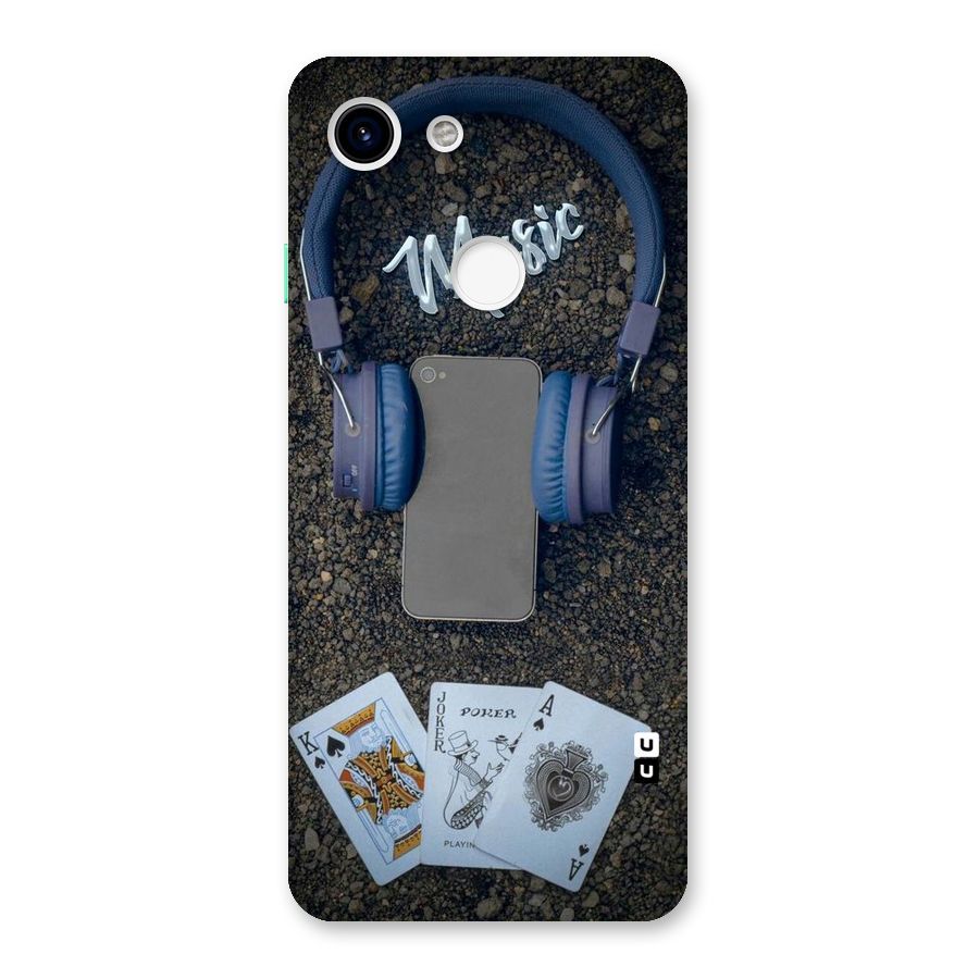Music Power Cards Back Case for Google Pixel 3
