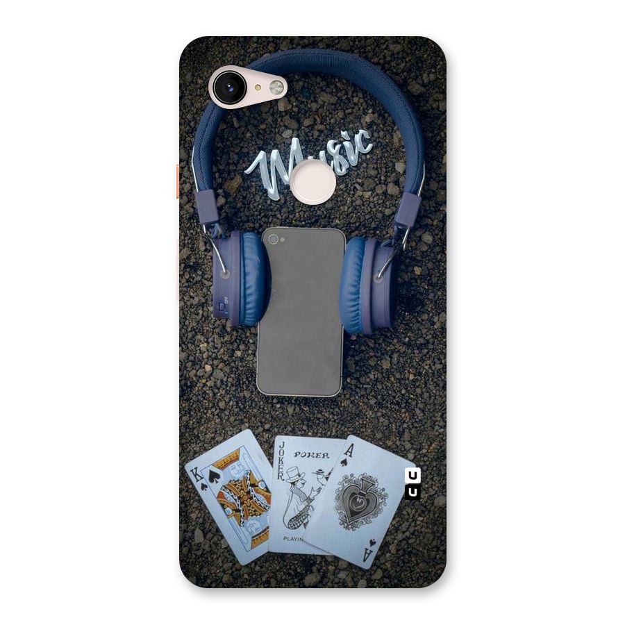 Music Power Cards Back Case for Google Pixel 3 XL