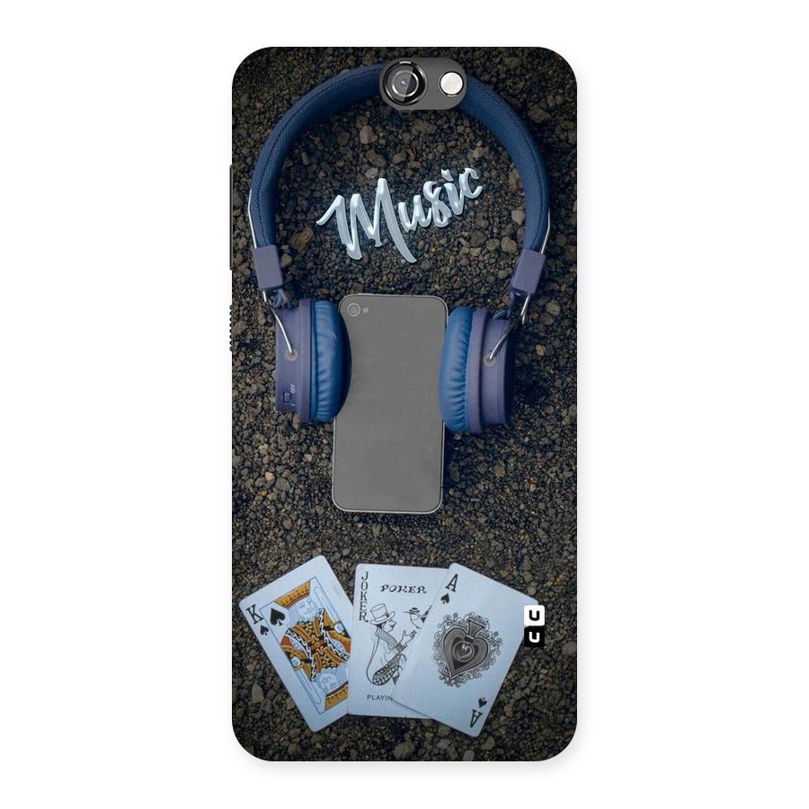 Music Power Cards Back Case for HTC One A9