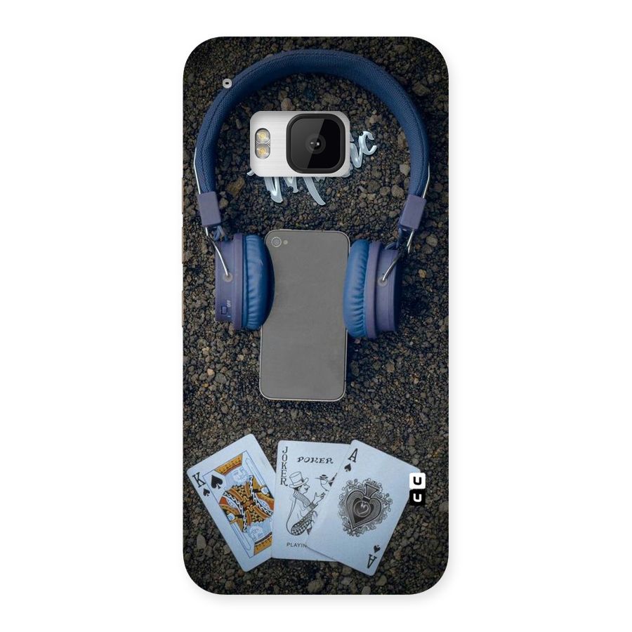Music Power Cards Back Case for HTC One M9