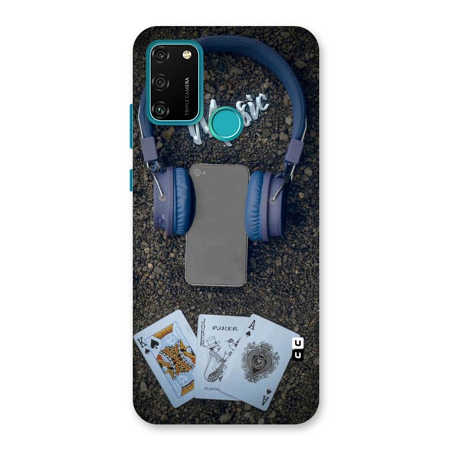 Music Power Cards Back Case for Honor 9A