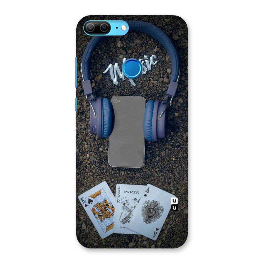 Music Power Cards Back Case for Honor 9 Lite