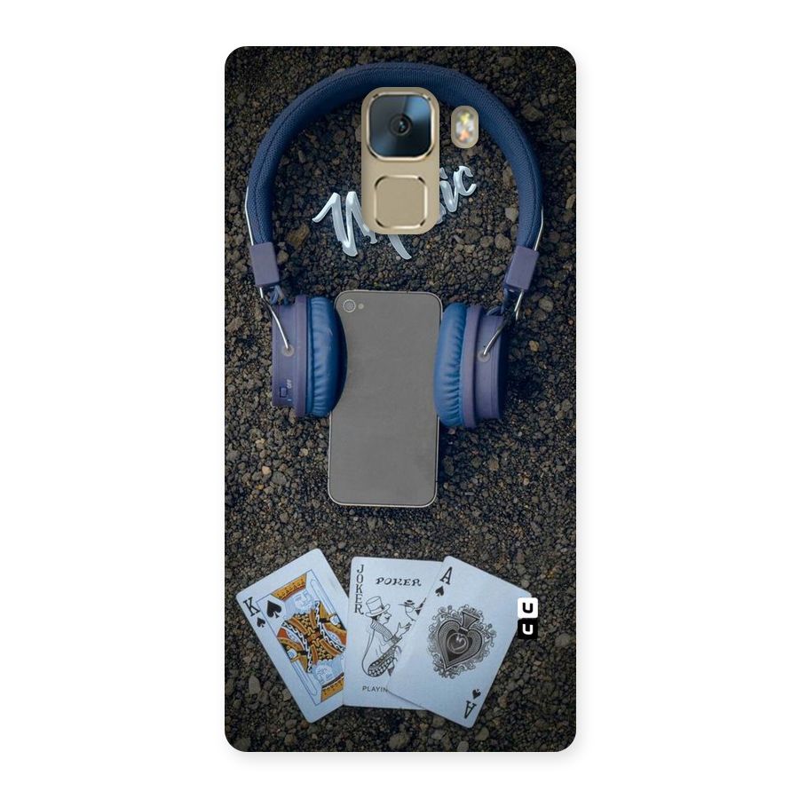 Music Power Cards Back Case for Huawei Honor 7