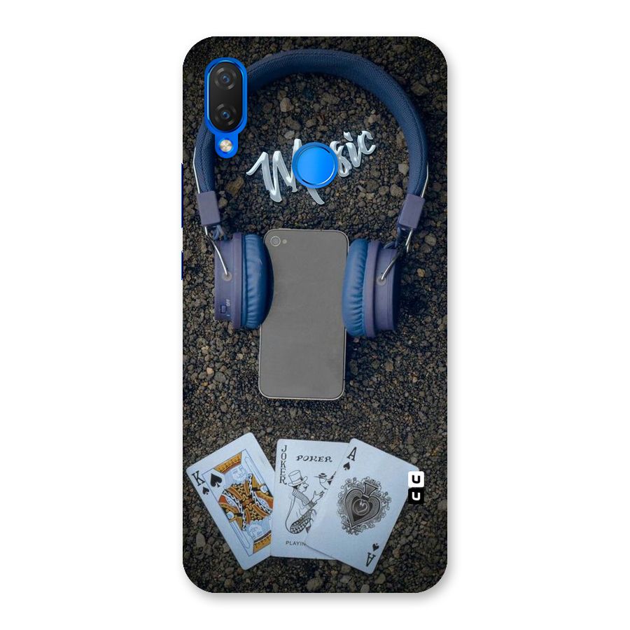 Music Power Cards Back Case for Huawei P Smart+