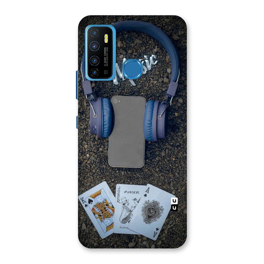 Music Power Cards Back Case for Infinix Hot 9