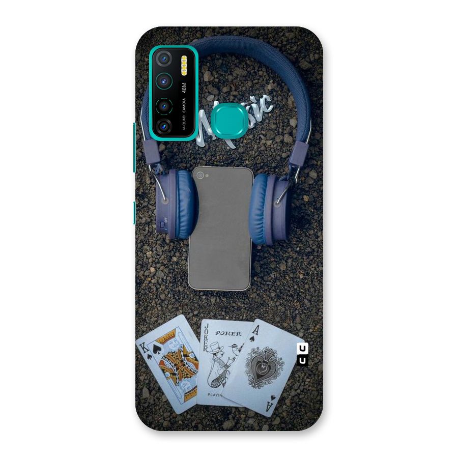 Music Power Cards Back Case for Infinix Hot 9 Pro