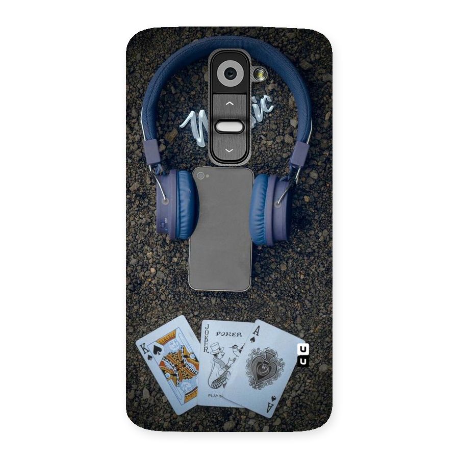 Music Power Cards Back Case for LG G2