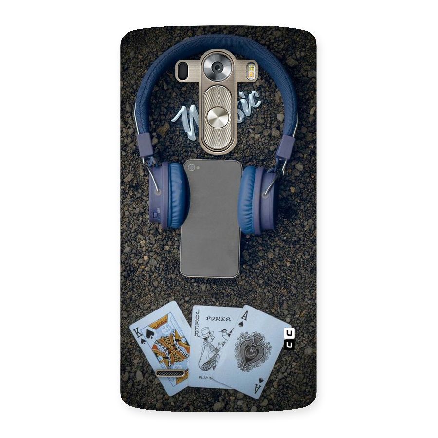 Music Power Cards Back Case for LG G3