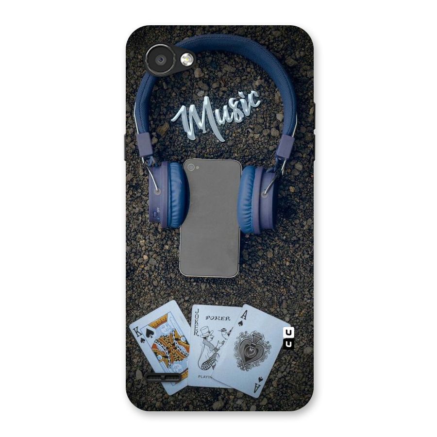Music Power Cards Back Case for LG Q6