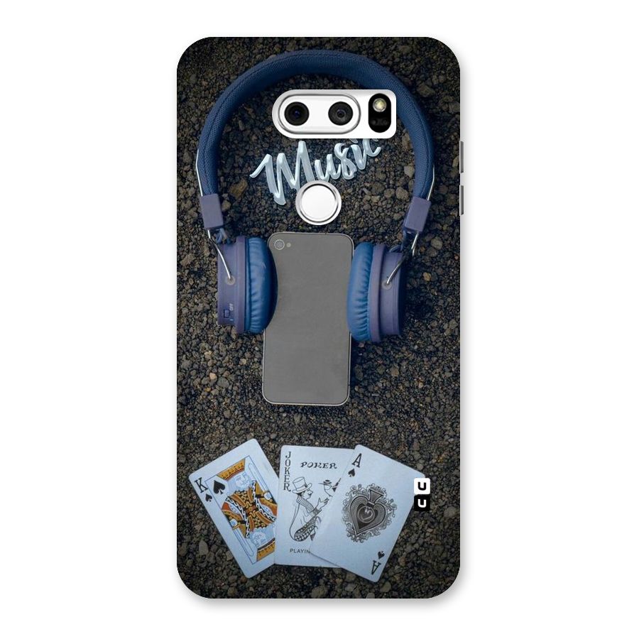 Music Power Cards Back Case for LG V30