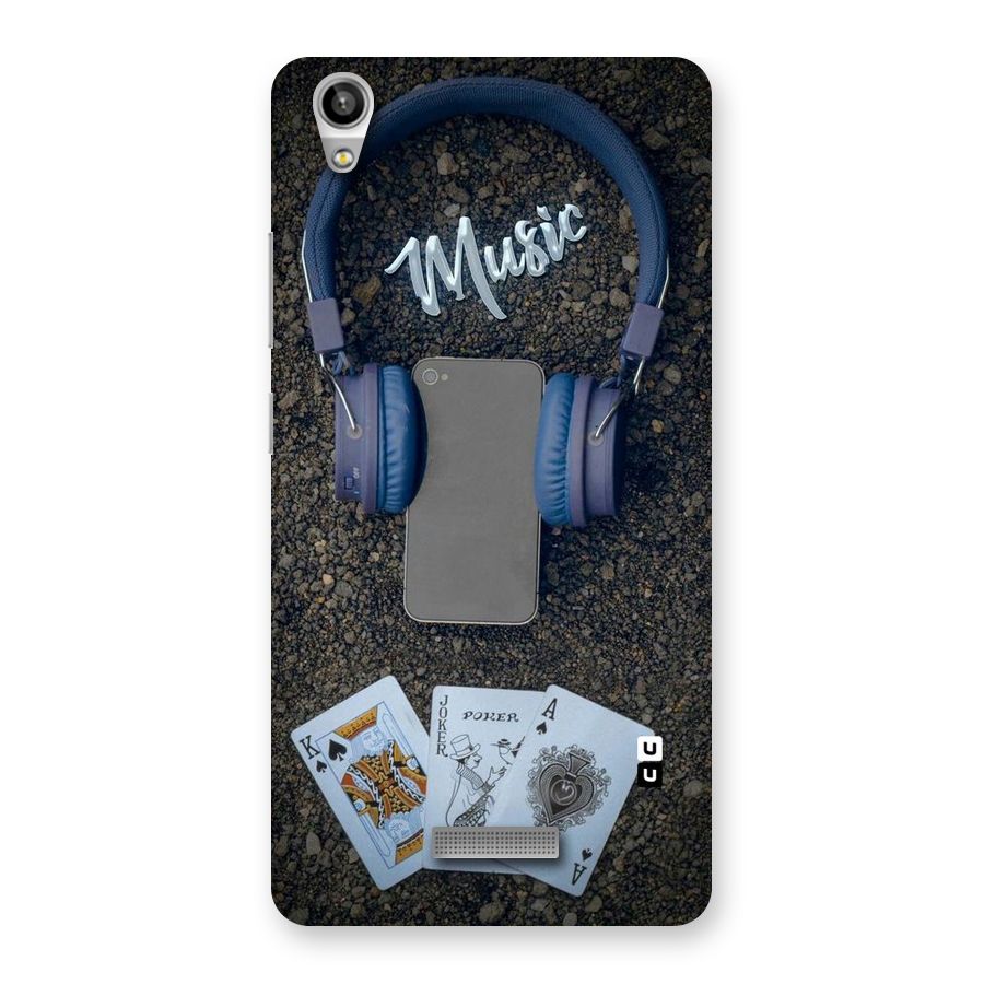 Music Power Cards Back Case for Lava-Pixel-V1