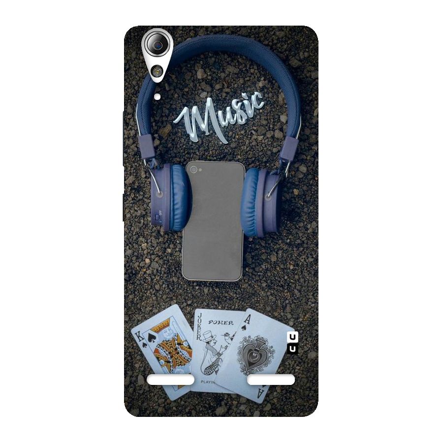 Music Power Cards Back Case for Lenovo A6000 Plus