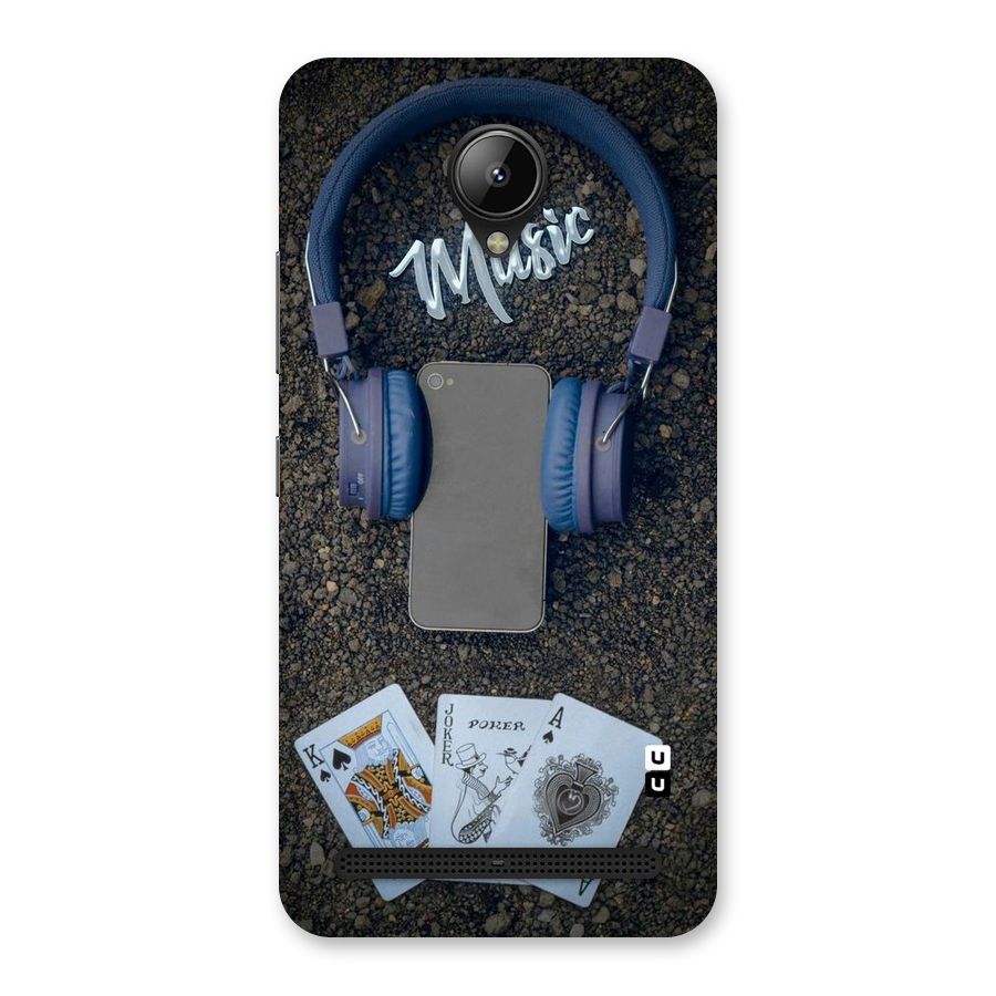 Music Power Cards Back Case for Lenovo C2