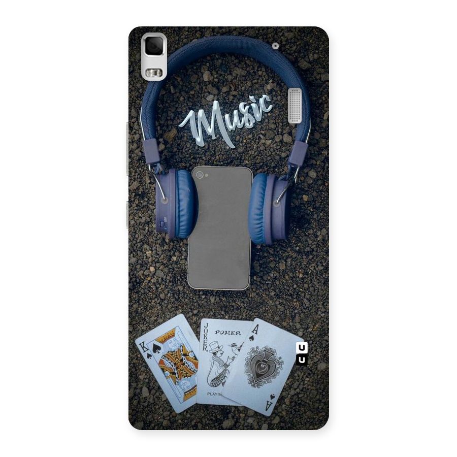 Music Power Cards Back Case for Lenovo K3 Note