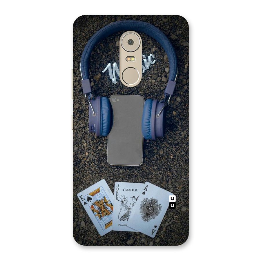 Music Power Cards Back Case for Lenovo K6 Note