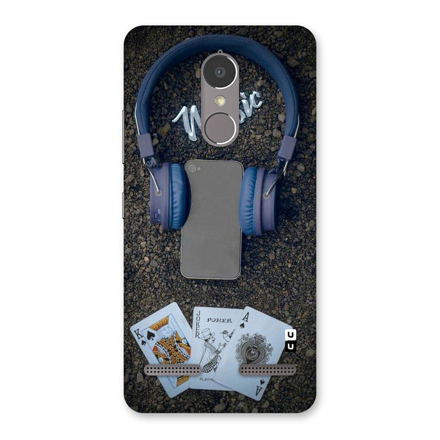 Music Power Cards Back Case for Lenovo K6 Power