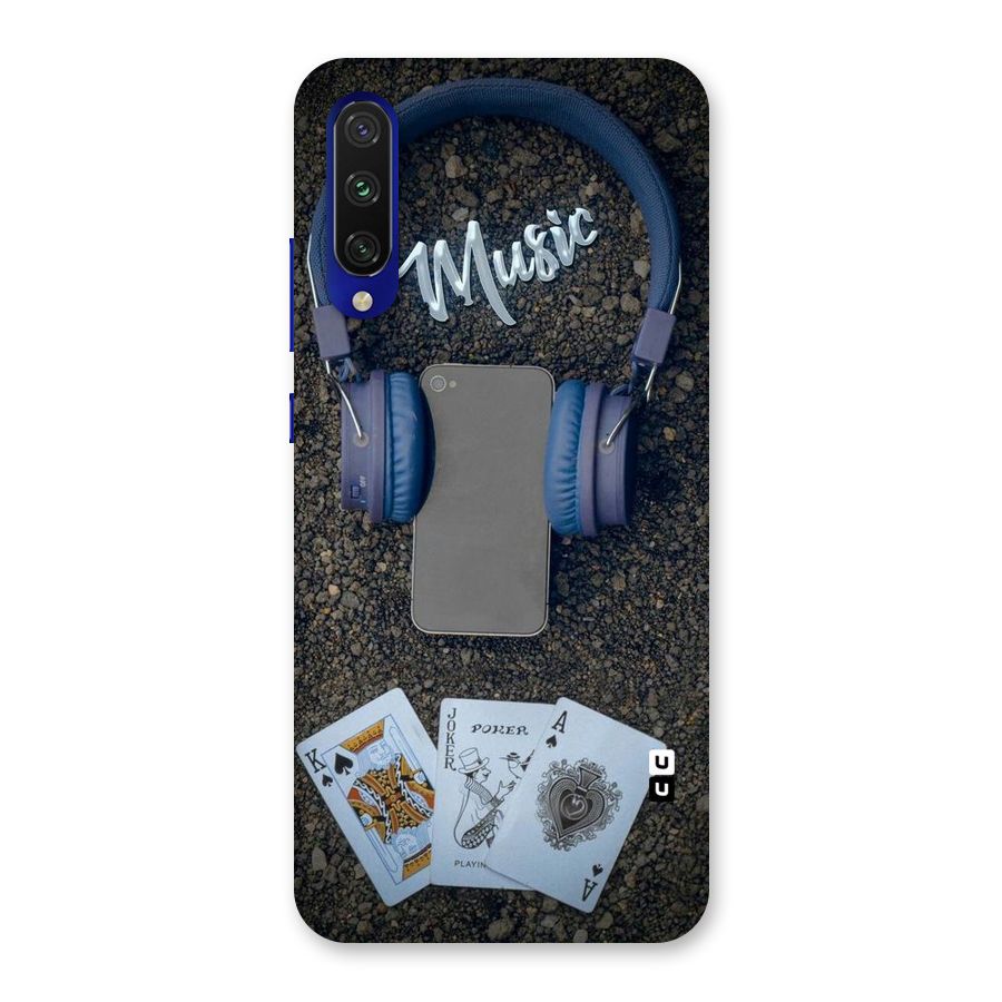 Music Power Cards Back Case for Mi A3