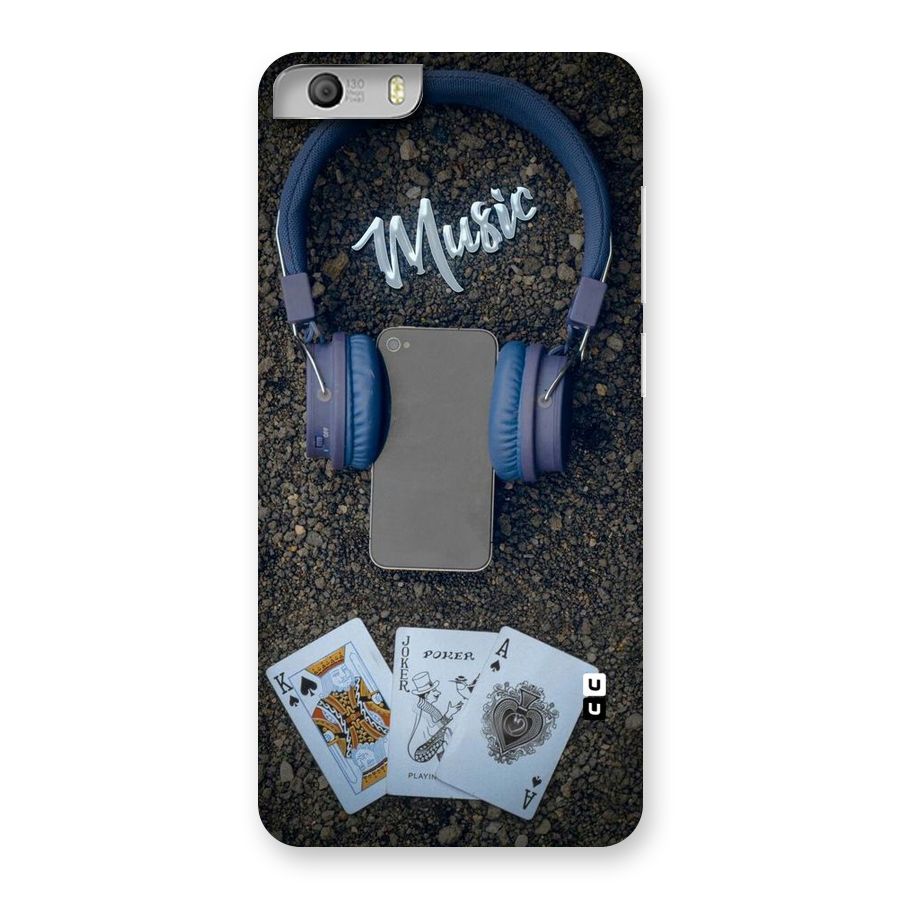Music Power Cards Back Case for Micromax Canvas Knight 2
