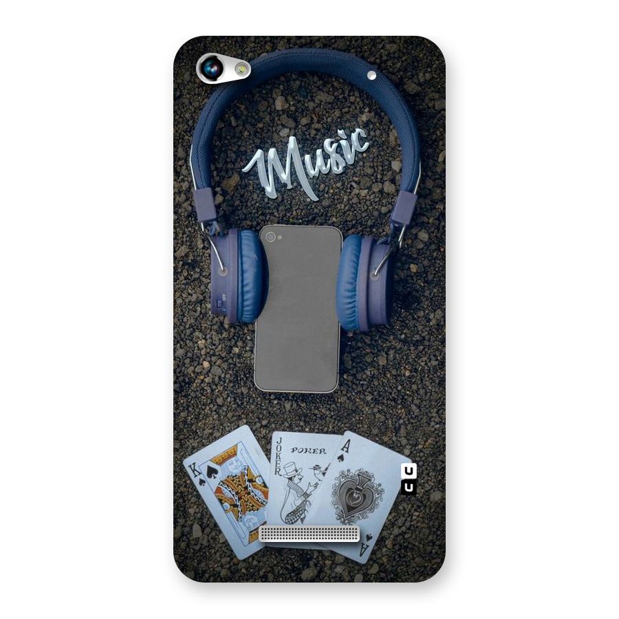 Music Power Cards Back Case for Micromax Hue 2